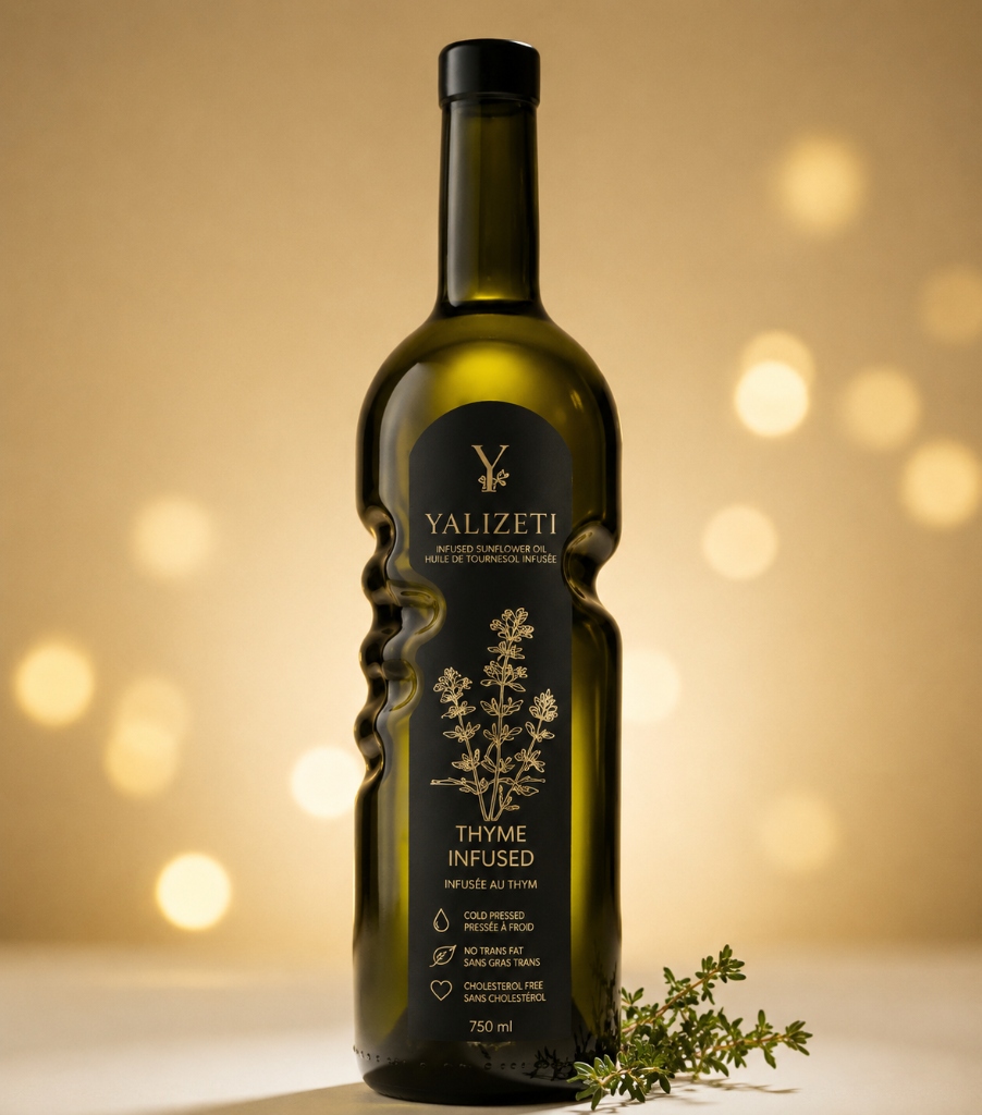 Crafted Thyme Infused Sunflower Oil